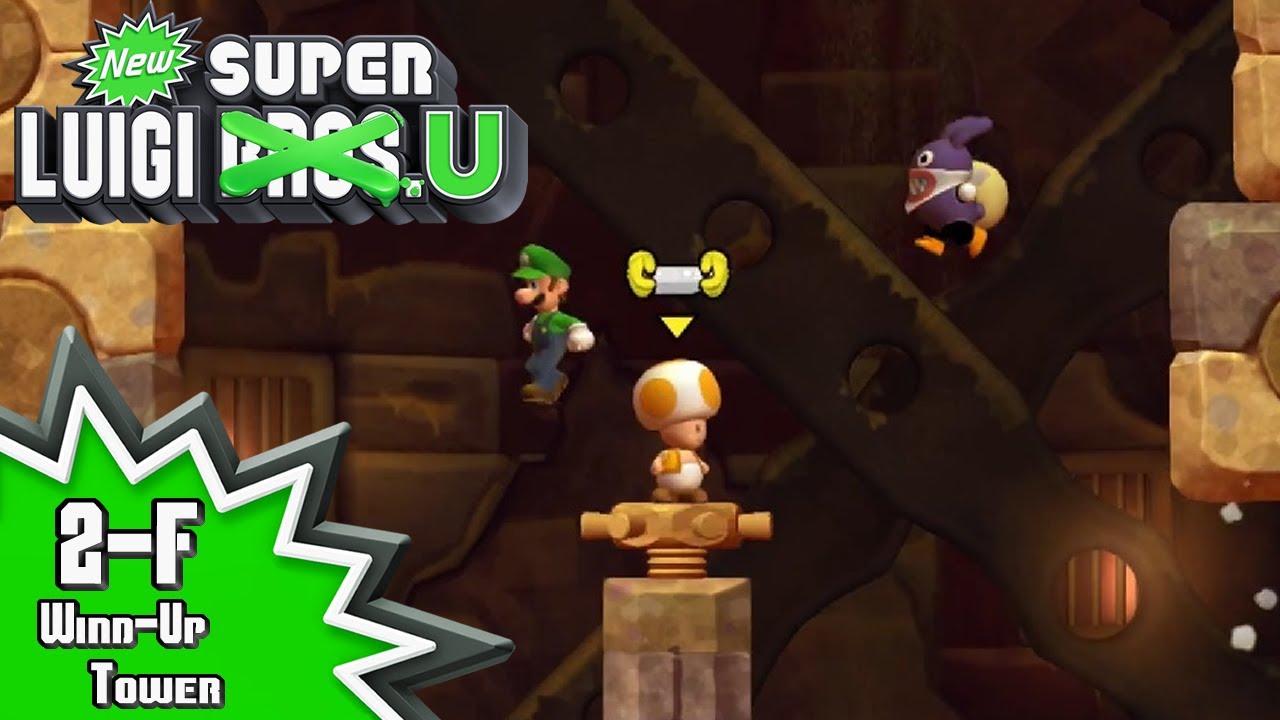 New Super Luigi U - 2-Fortress: Wind-Up Tower