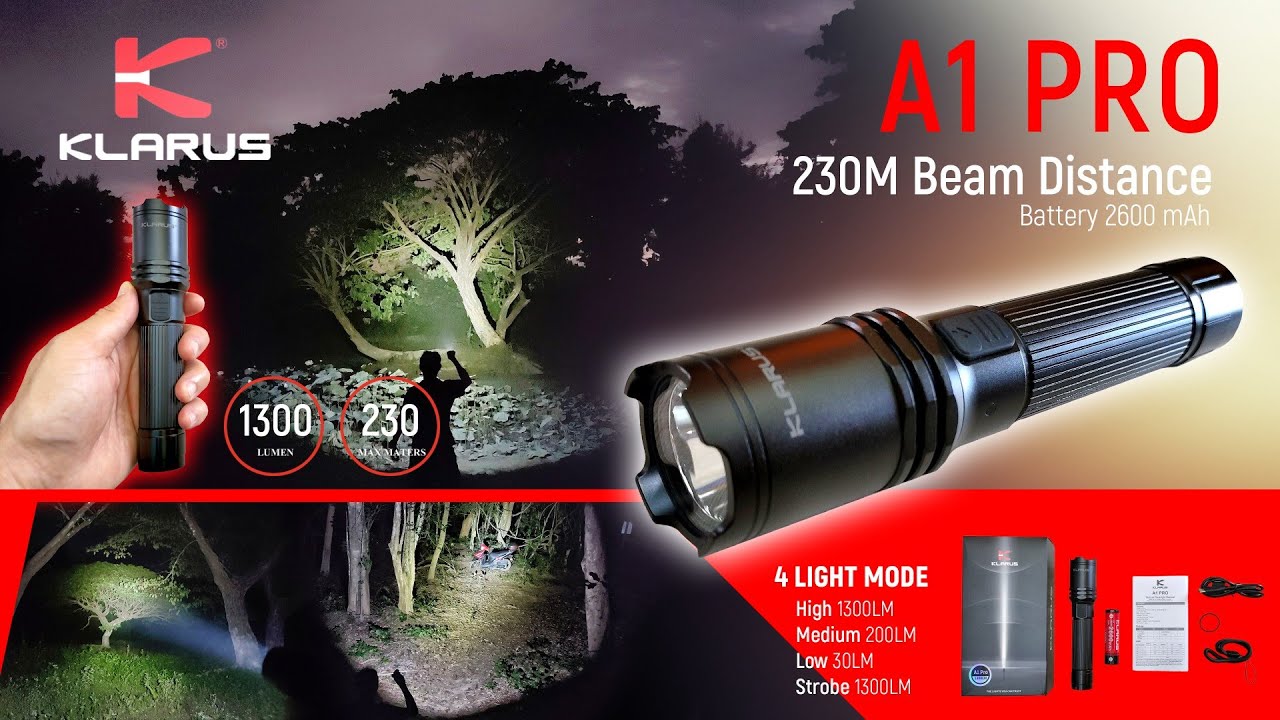 Klarus A1 Pro, Cree XPL-2 1300lm