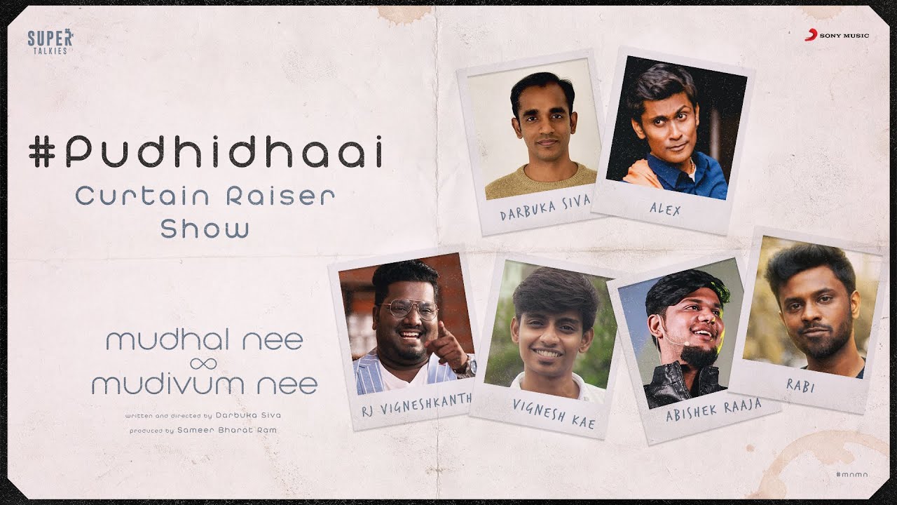 Pudhidhaai Curtain Raiser Show | Darbuka Siva | Alex, RJ Vignesh, Abishek, Abhishtu, Biryani Man