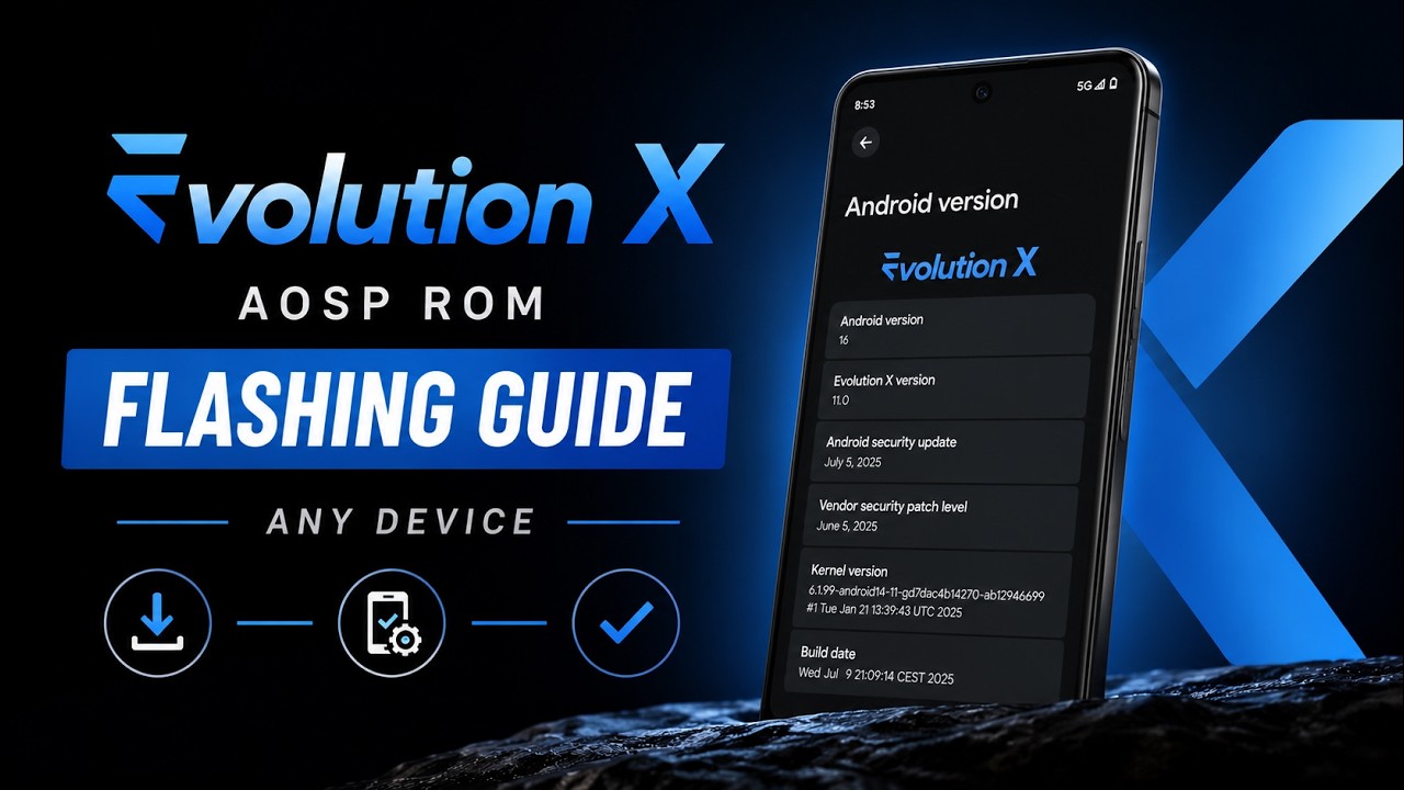 Evolution X ROM Flashing Guide 2026 🔥 | Install on Any Device