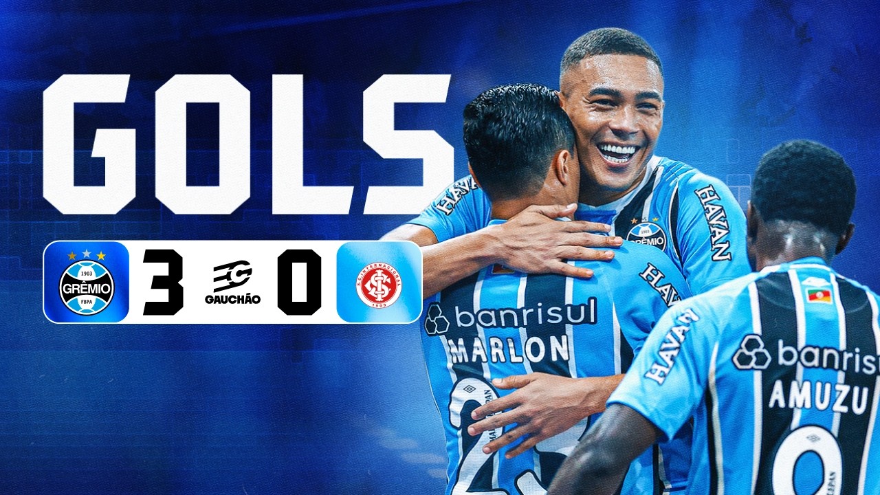GOLS | GR&Ecirc;MIO 3x0 INTERNACIONAL (FINAL IDA - CAMPEONATO GA&Uacute;CHO 2026)