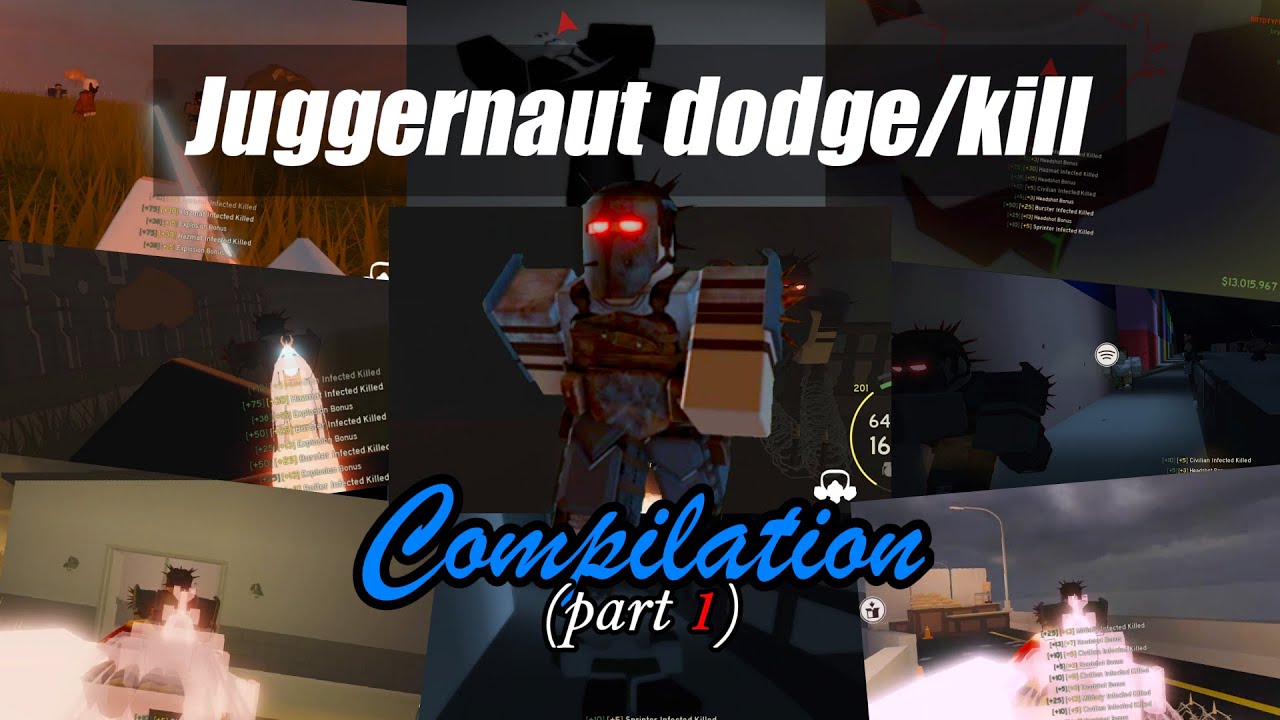 ROBLOX Those Who Remain | Juggernaut dodge/kills Compilation (Part 1)