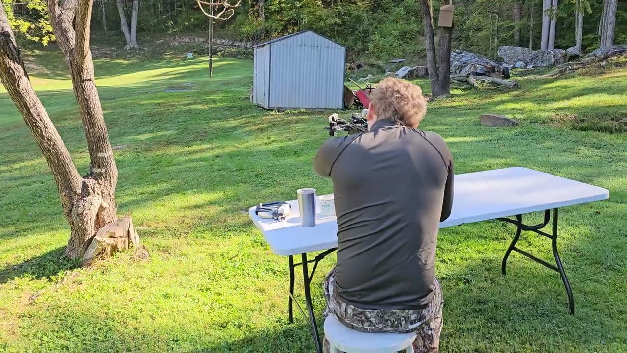 TenPoint Stealth 450 Crossbow at 60 Yards.
