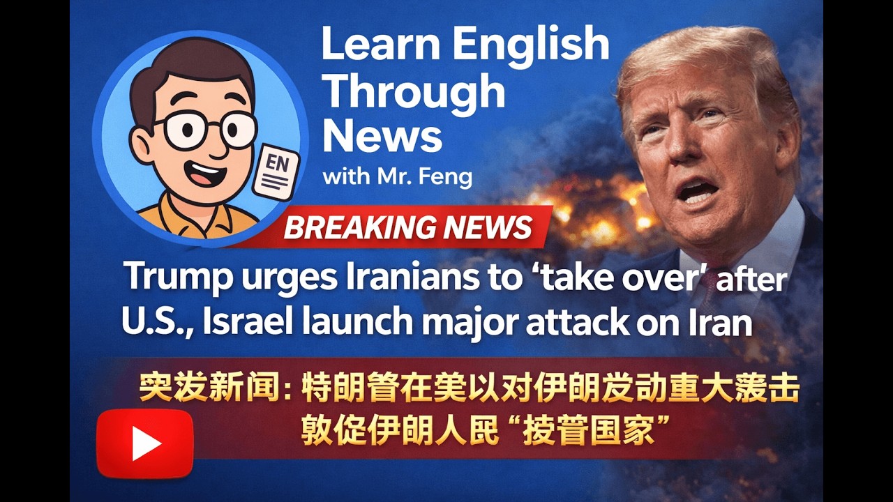 Breaking news : Trump urges Iranians to 'take over' after U.S., Israel launch major attack on Iran
