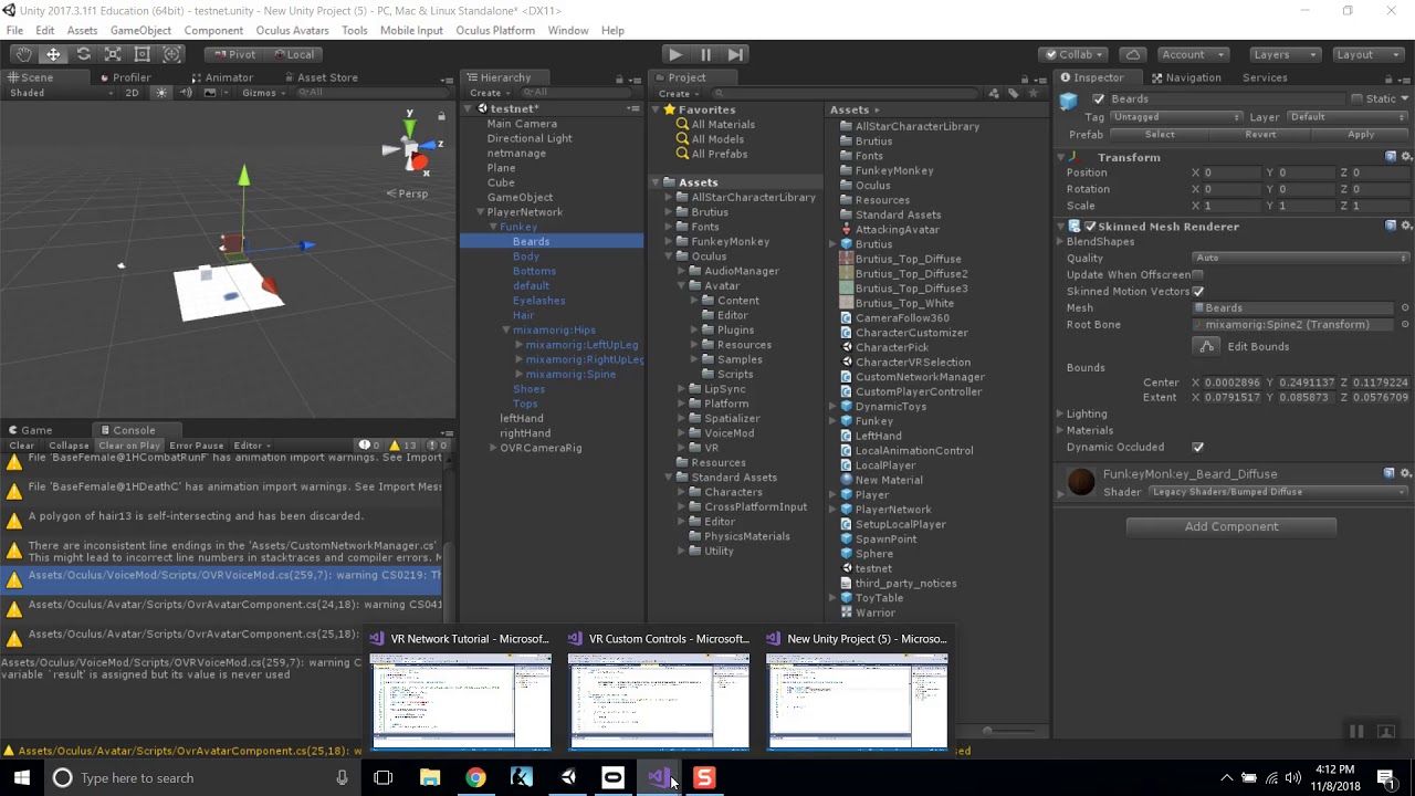 VR Networking Part 2 - Interacting with objects and syncing animations over a VR multiplayer server