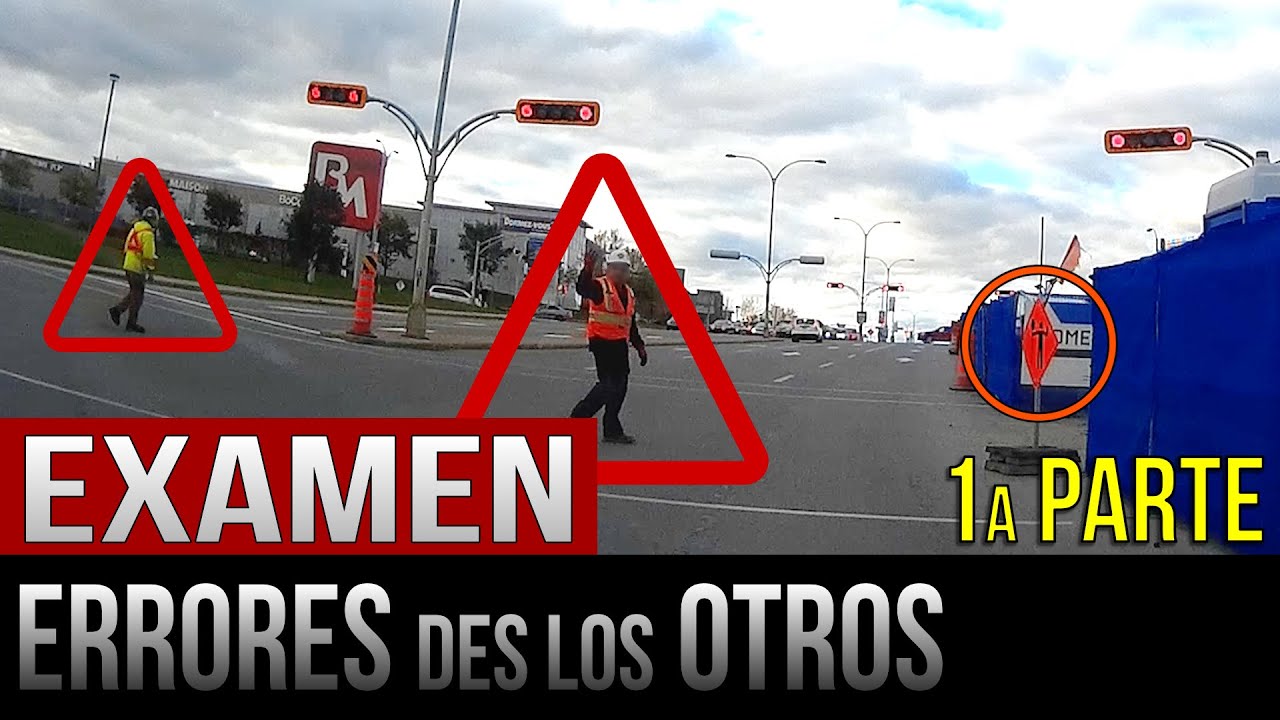 Examen - Errores de las otros personas en el examen de conducción