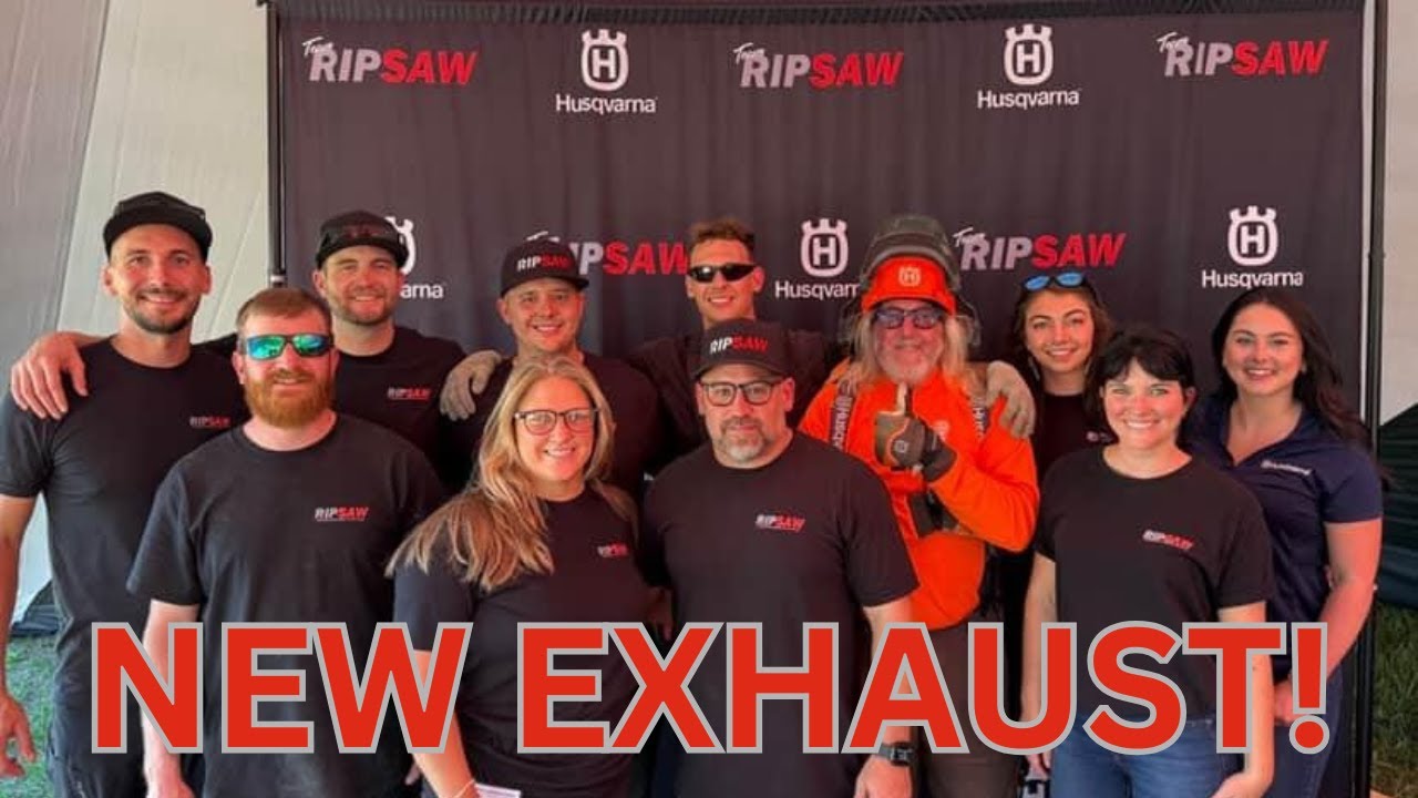 Больше мощности для вашей пилы! Ripsaw представляет новую выхлопную систему для Husqvarna и Stihl