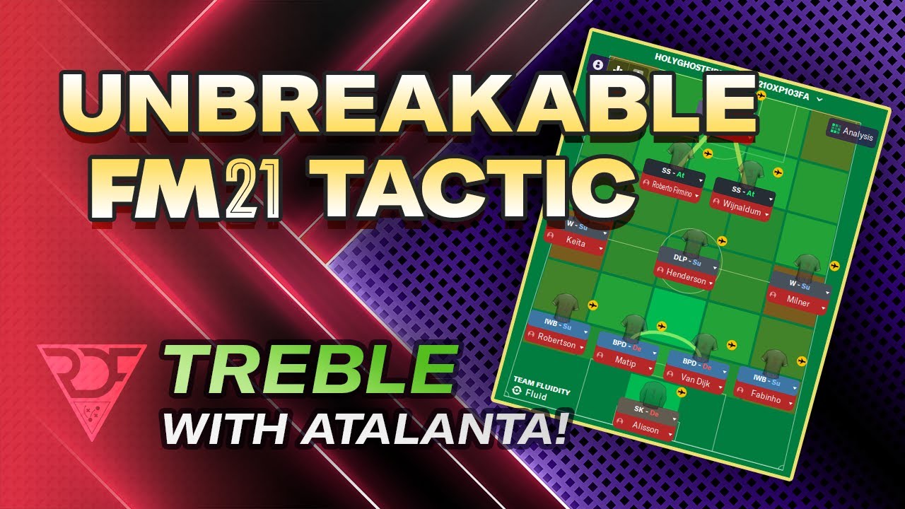 Unbreakable FM 21 tactic - Only 12 conceded - Treble with Atalanta