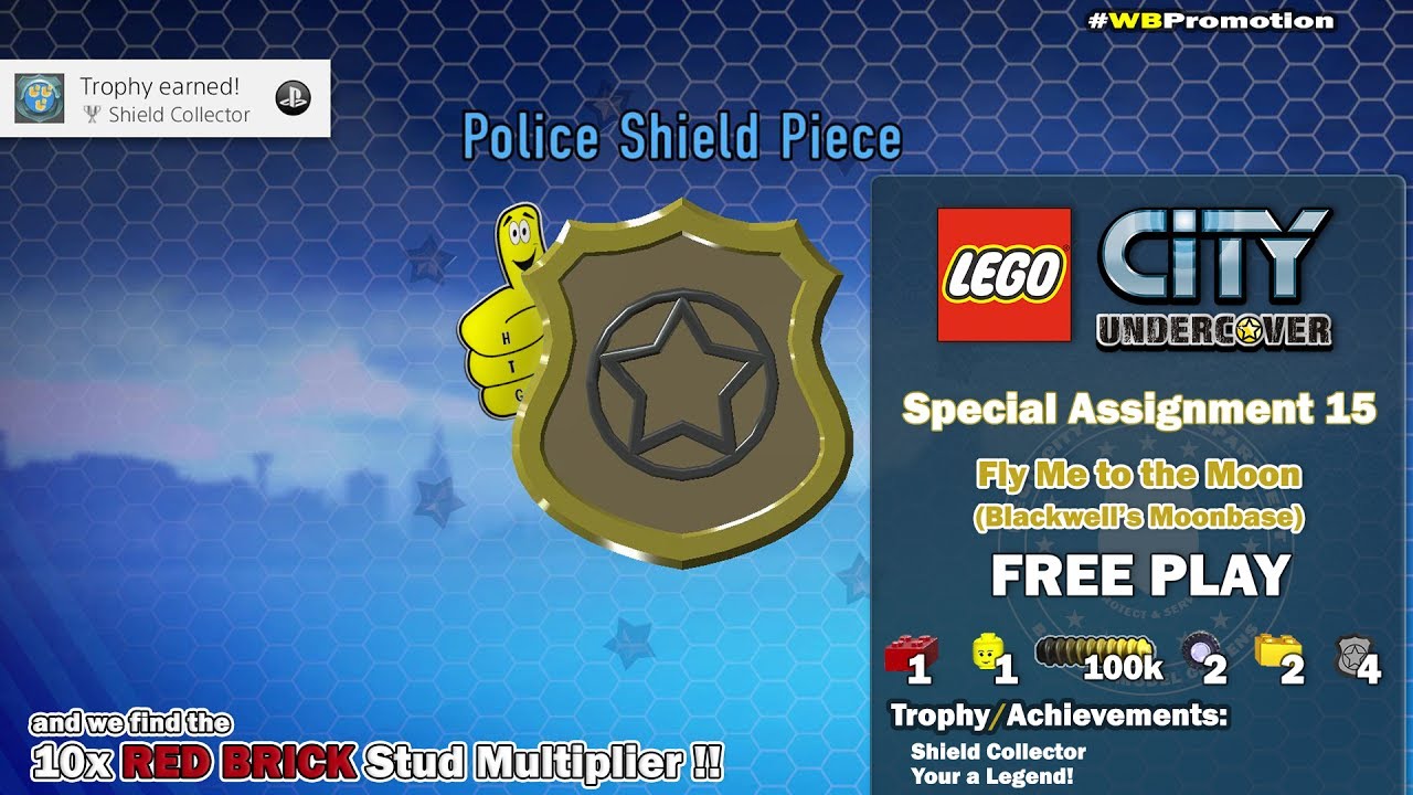 Lego City Undercover: Special Assignment 15 Fly Me to the Moon (Blackwell's Moonbase) FREE PLAY- HTG