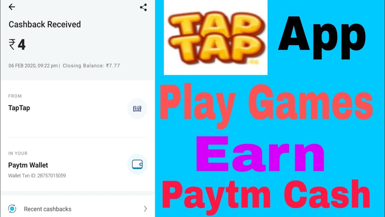 Tap tap app play games earn money