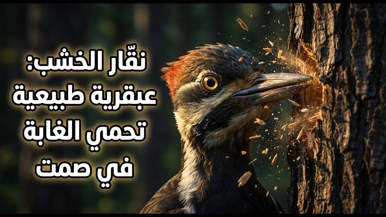 🥇 نقّار الخشب | المهندس السري للغابات الذي لا يخطئ