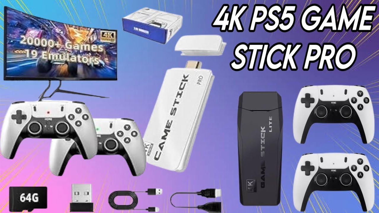 Ps 5 Game Stick Pro with 20,000+ Games | 4K HD Game Stick Unboxing | Retro Gaming Device