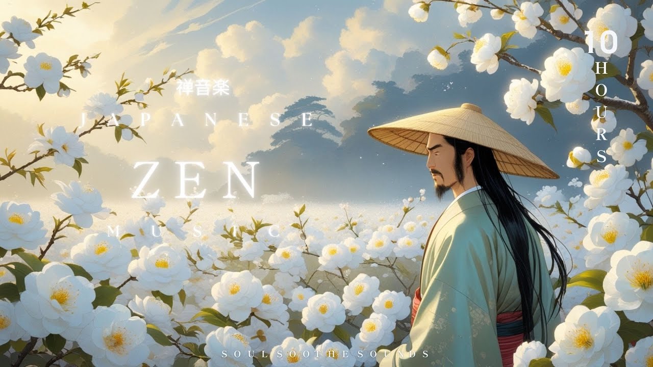 Japanese Zen Music – Peaceful Calm Sounds for Stress Relief, Relaxation & Tranquility (10 Hours)