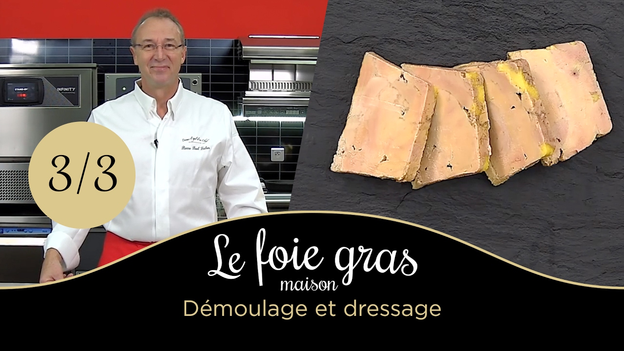 Le foie gras maison : démoulage et dressage