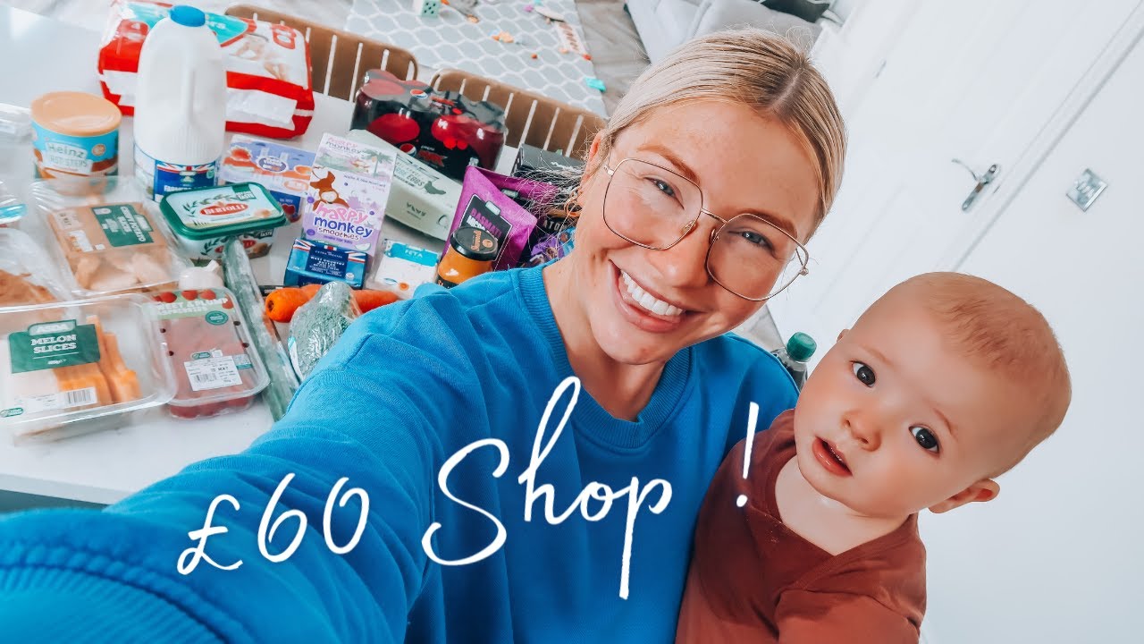 WEEKLY FOOD SHOP FOR ME & THE KIDS | BUDGET GROCERY HAUL AND MEAL PLANS | ellie polly