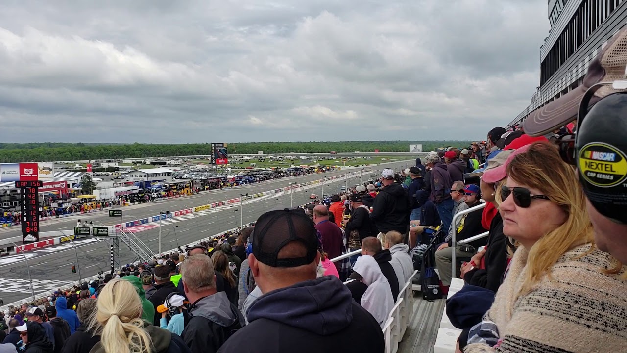 Pocono Raceway 400 ending. From the stands.