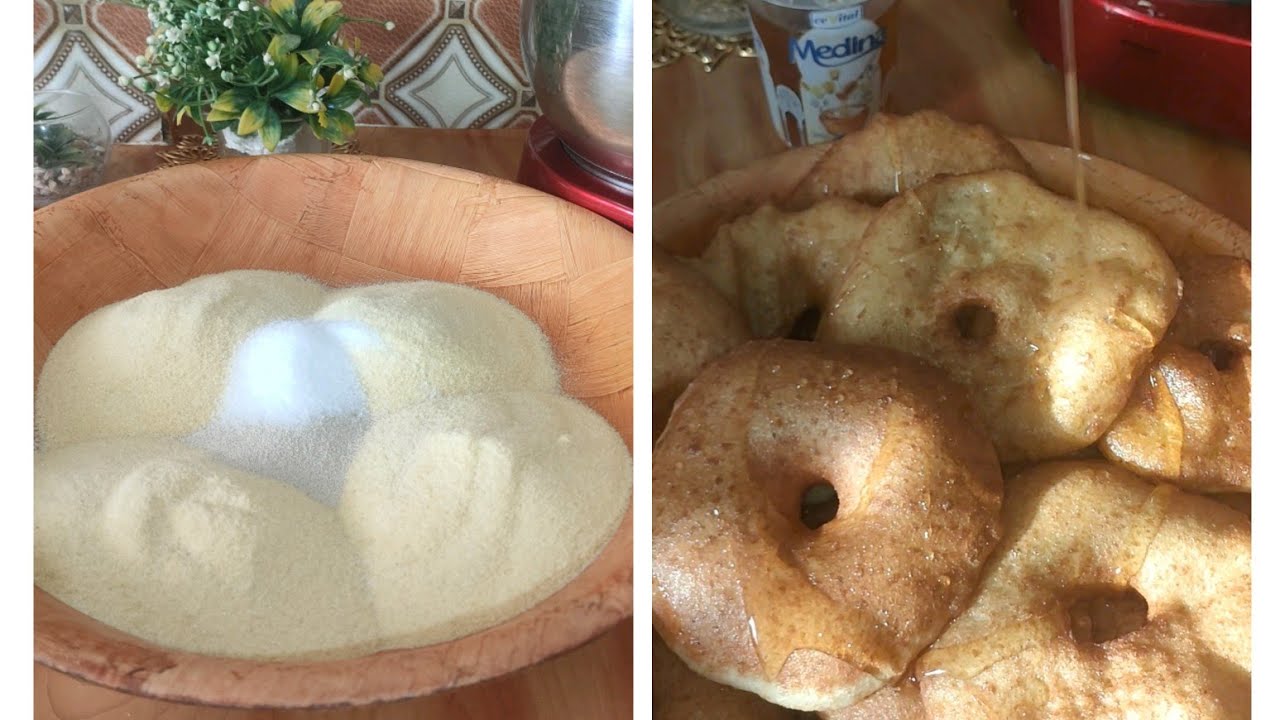 سفنج بنة زمان بالسميد فقط😋خفيف 🪶بنين🍯 و فارغ ملداخل😋بمقادير بسيطة فرحي أفراد عايلتك 💖وصفة ناحجة 100%