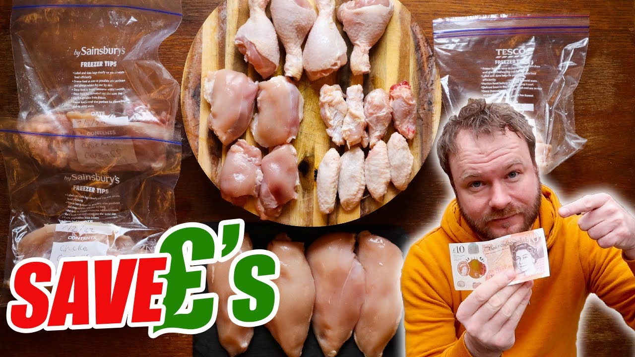 How To Butcher A Whole Chicken EASILY And Save MONEY!