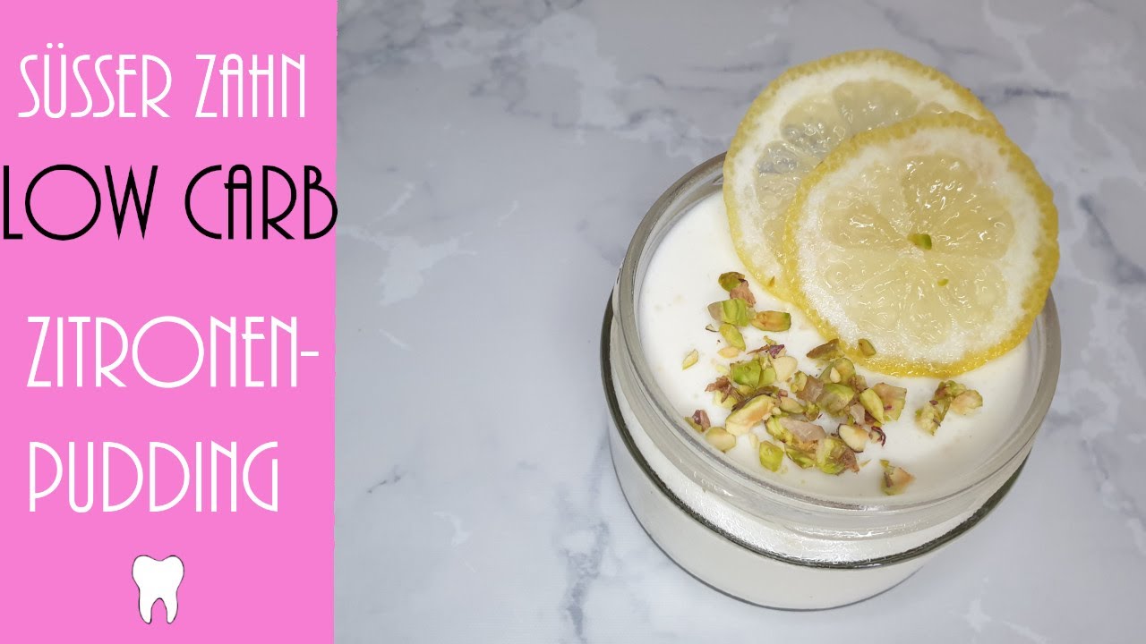 LOW CARB Zitronen- Buttermilch- Pudding
