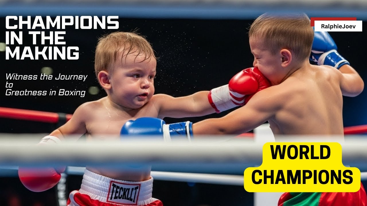 Champions in the making witness the journey to greatness in boxing | Baby boxing video | Ralphie joe