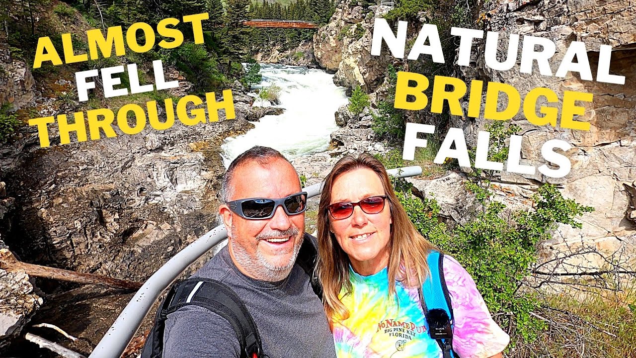 Natural Bridge Falls | Big Timber Montana | Full Time RV Living (4K)