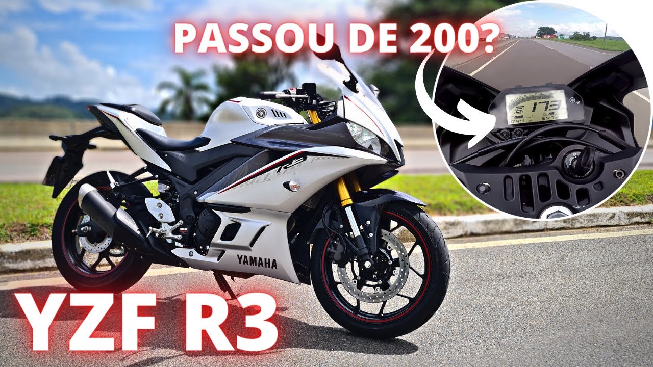 AVALIAÇÃO COMPLETA YAMAHA R3 + CONSUMO REAL!
