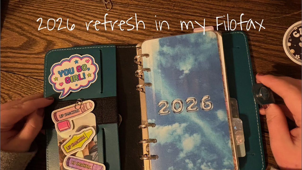 Refresh in my Filofax for 2026! ✨