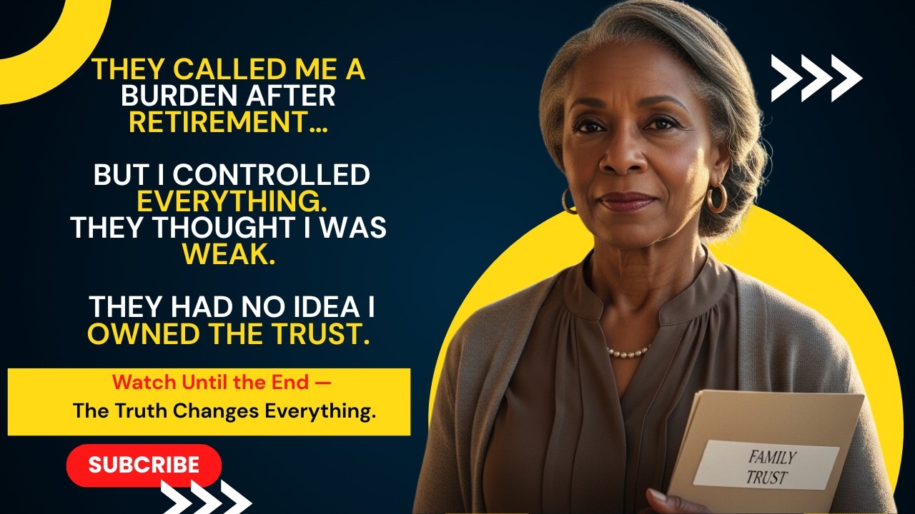 They Treated Me Like a Burden After Retirement—I Secretly Controlled the Trust