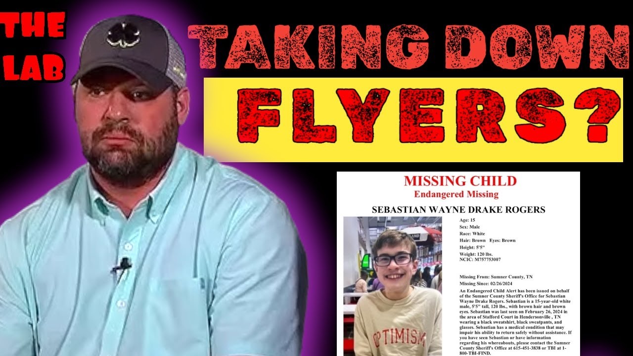 THE SEBASTIAN ROGERS CASE: Was Chris Proudfoot Seen Taking Down Flyers? I ASKED HIM.