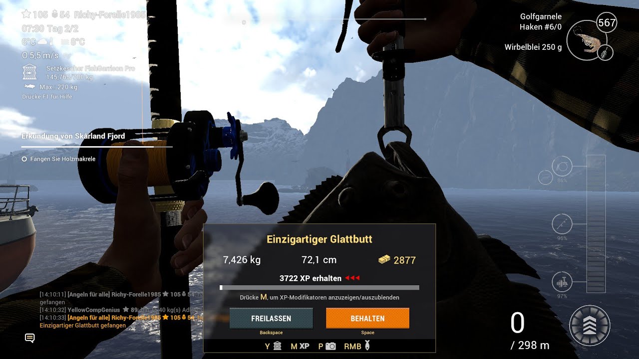 Fishing Planet Skårland Fjord Einzigartiger Glattbutt