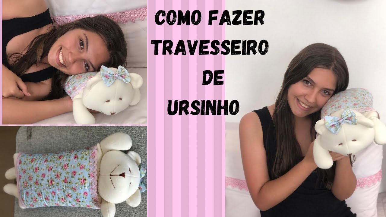 Como fazer travesseiro de ursinho para bebê