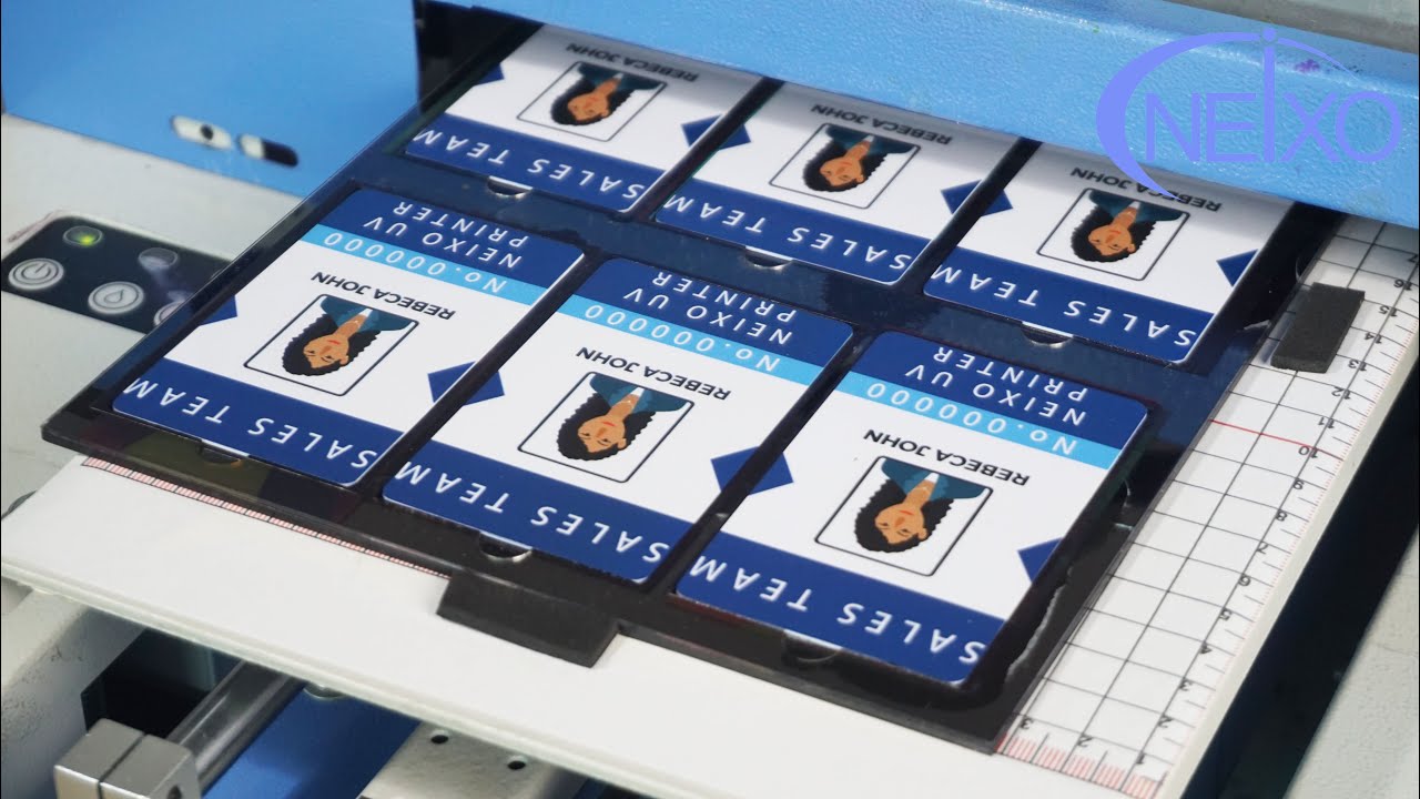 Low Price a4 size pvc id card uv printer