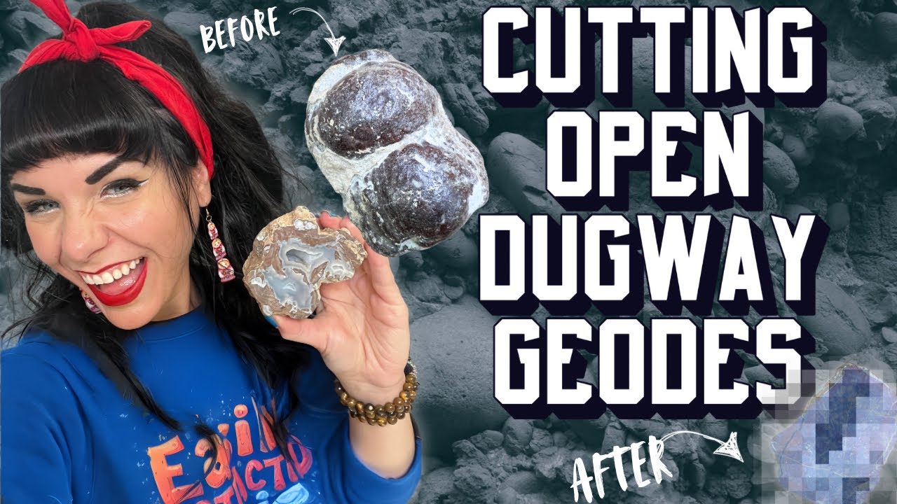 Cutting Open Dugway Geodes [UT]