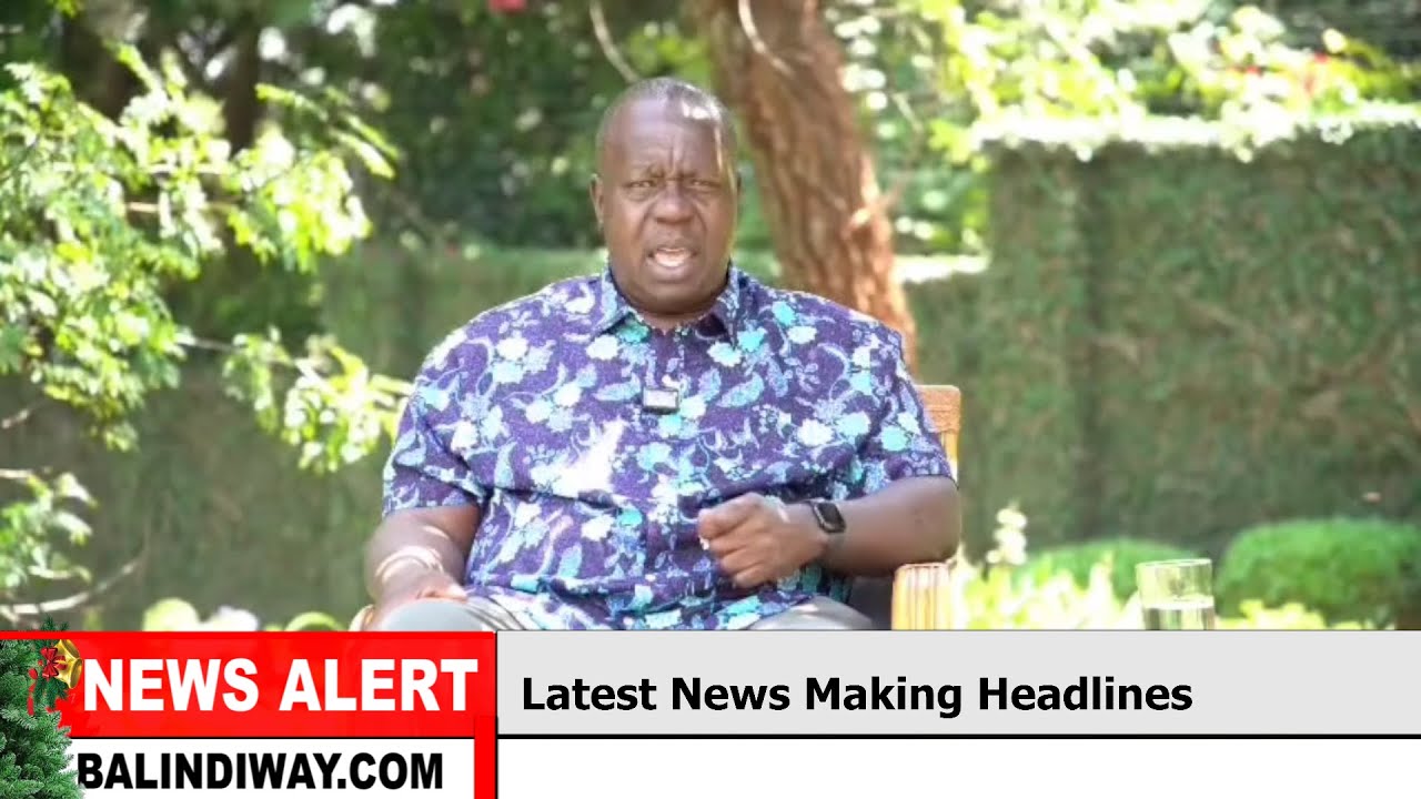 Listen to incoming president Fred Matiangi new year message to Kenyans as he scares Ruto!