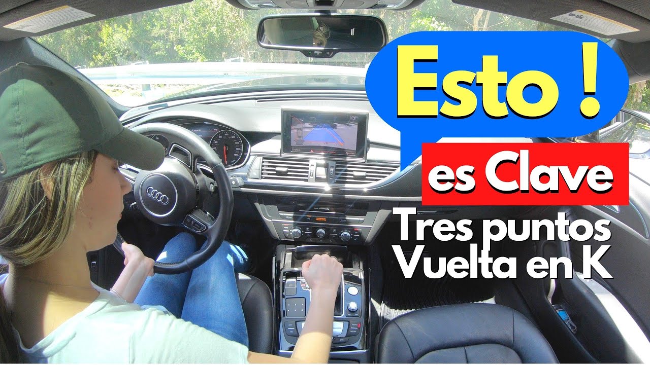 Como Hacer los TRES PUNTOS | EXAMEN DE CONDUCIR | LA VUELTA EN K. PASO A PASO.Licencia de Manejo