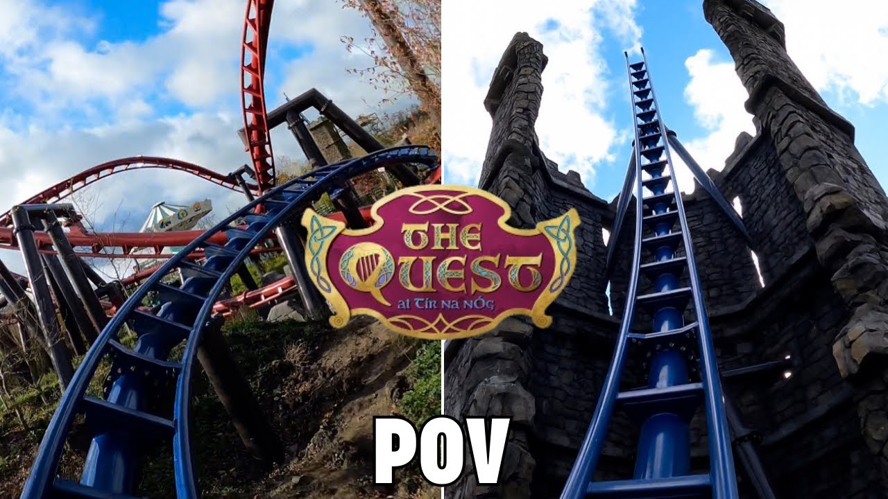 The Quest On Ride POV - Emerald Park Ireland