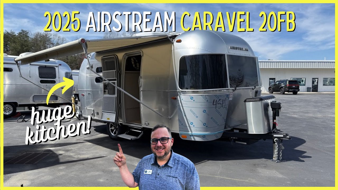 Massive Kitchen, TINY camper!￼ - 2025 Airstream Caravel 20FB
