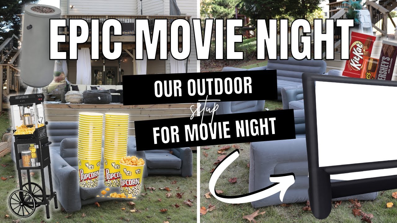Hosting an Outdoor Movie Night  DIY Outdoor Theatre | At Home With Quita
