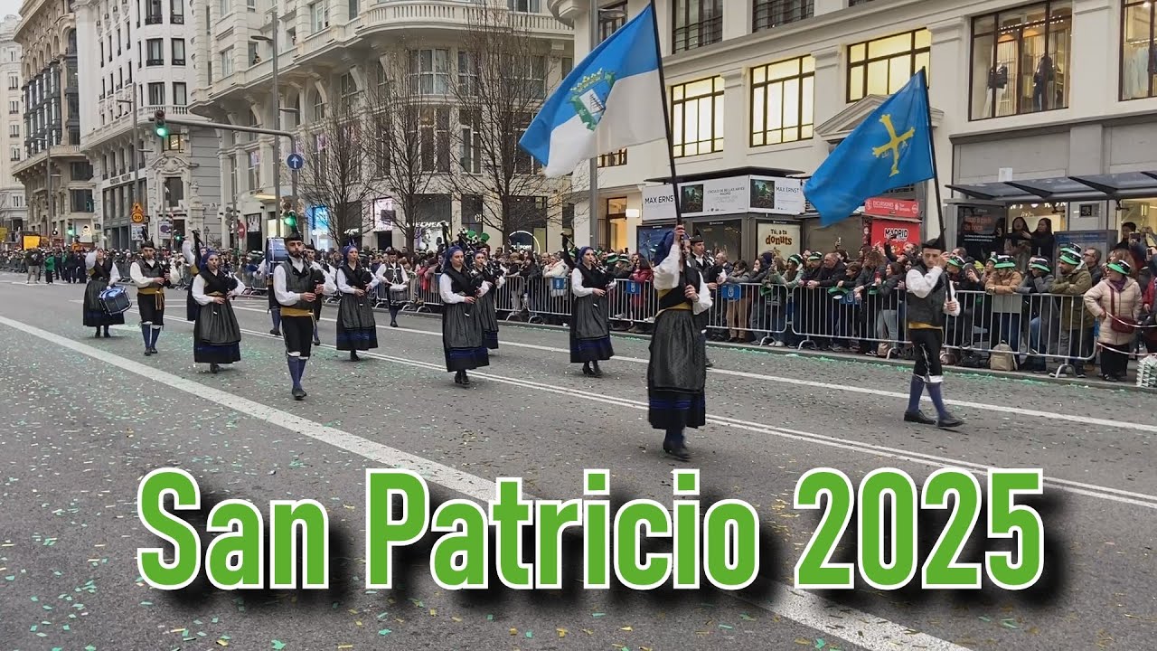 Desfile San Patricio 2025 en Madrid