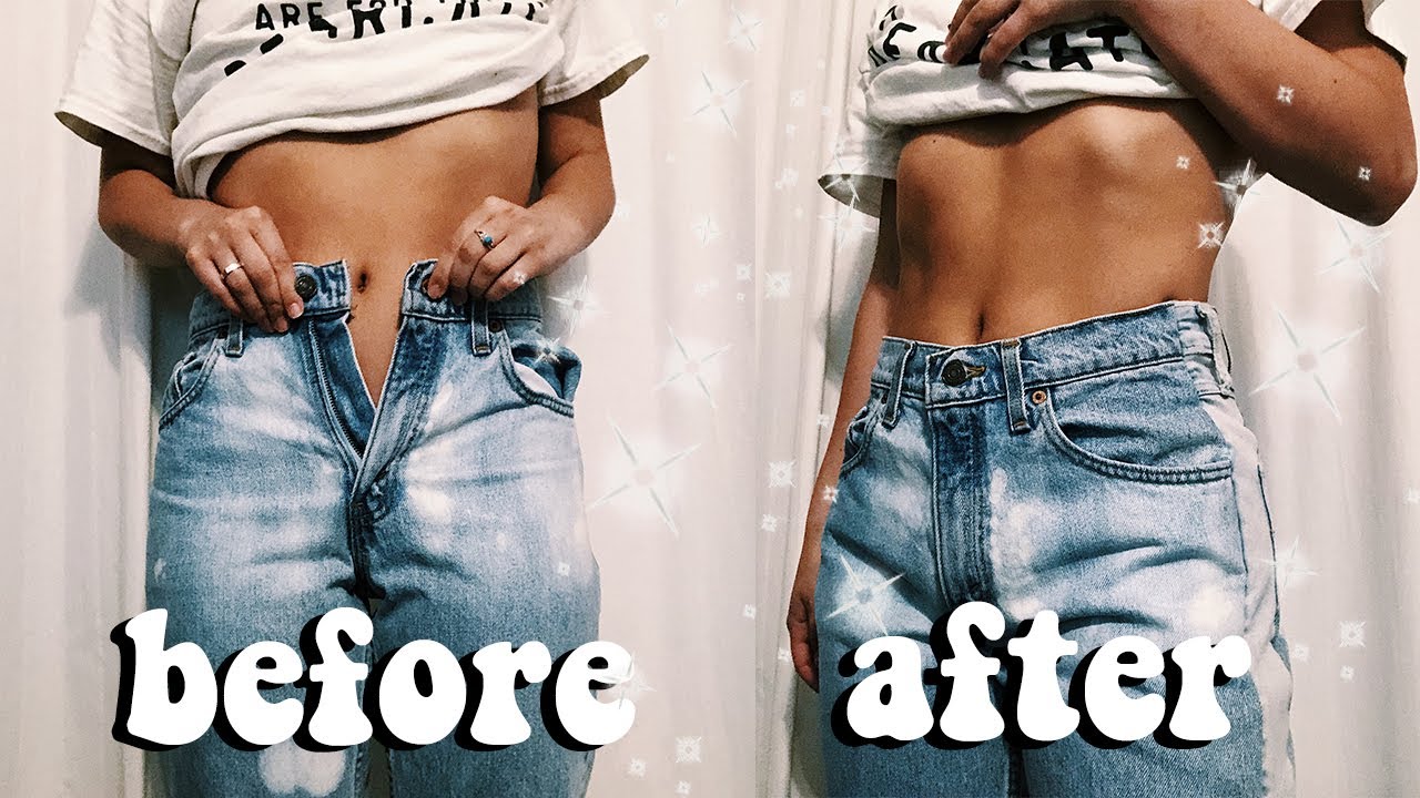 DIY: how to make jeans bigger