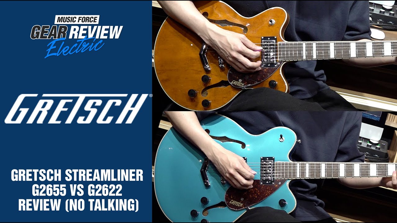 Gretsch STREAMLINER G2655 VS G2622 Review (No Talking)