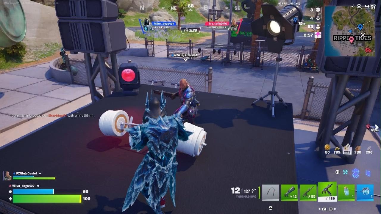 Fortnite game with my dou (it cut by itself)