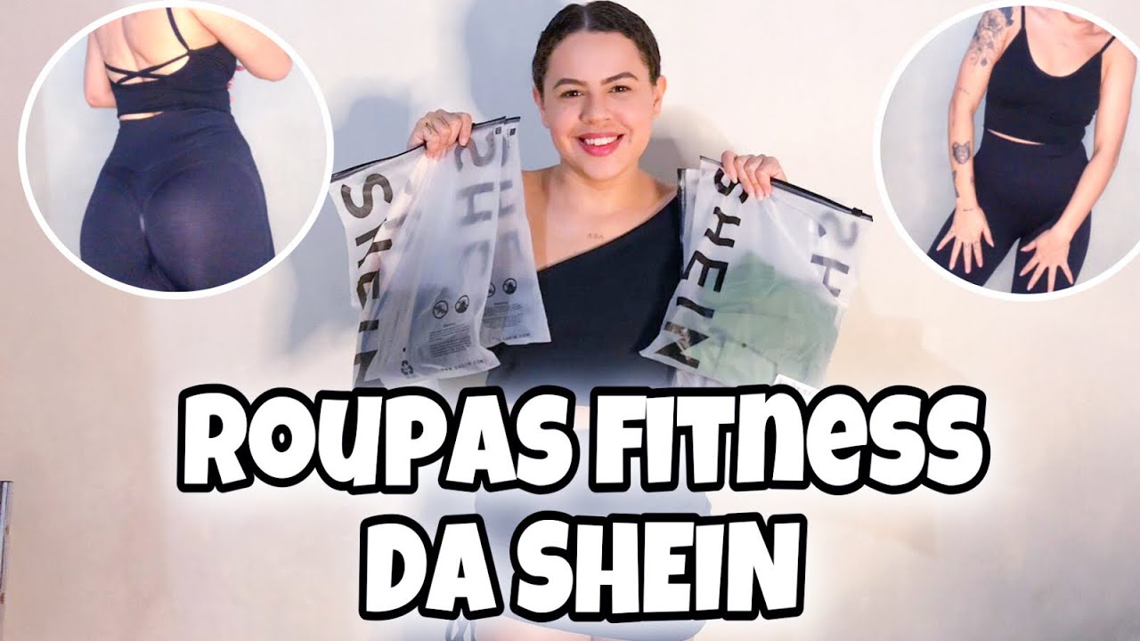 SHEIN / Roupas fitness / Provando todas as peças / Cupom / Roupas SHEIN / Compras @renatabezerra6942