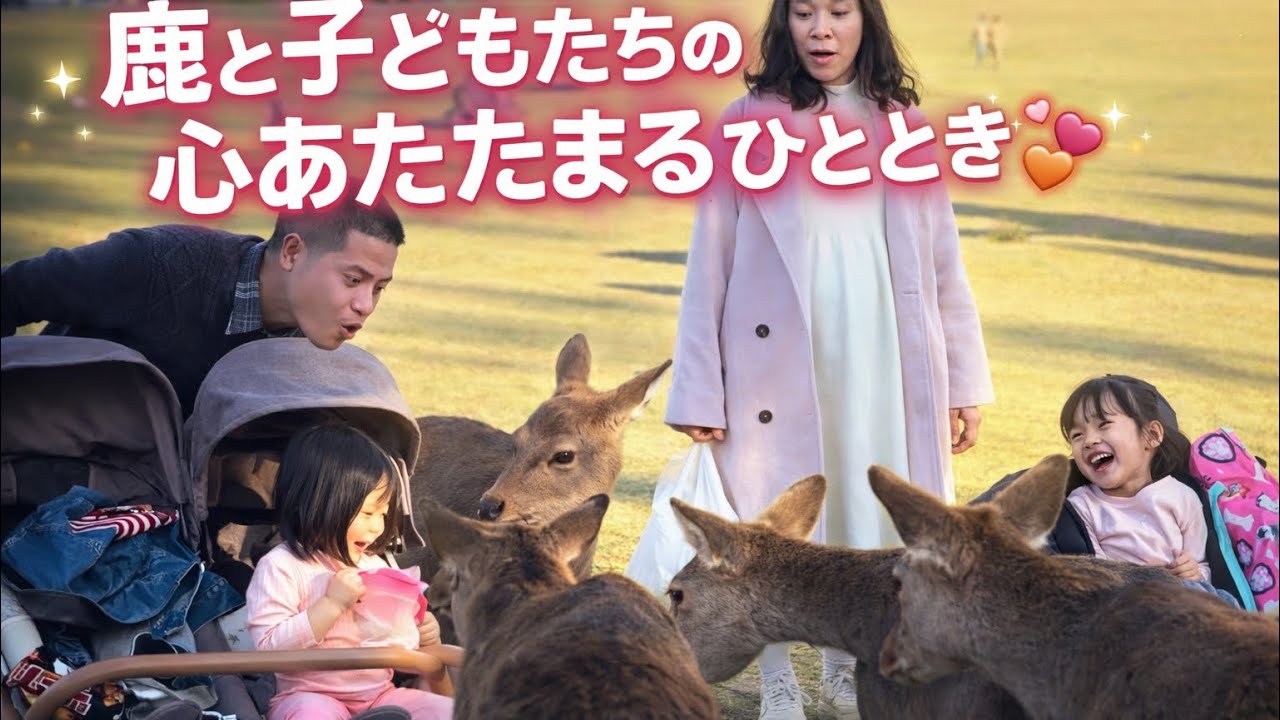 奈良公園で撮影された、最も美しい動画です。この動画で鹿とその子供たちが示す愛情は、きっとあなたの心を温めてくれるでしょう。美しく、愛情深く、そして愛情に満ちた動画です。