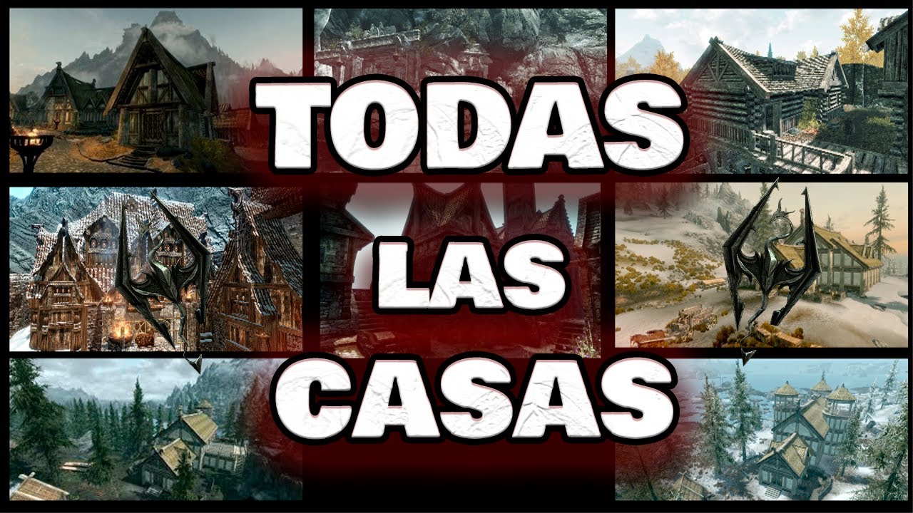 ASÍ SON TODAS LAS CASAS DE SKYRIM | ⚔️ ¿Cuál casa es la mejor? ⚔️