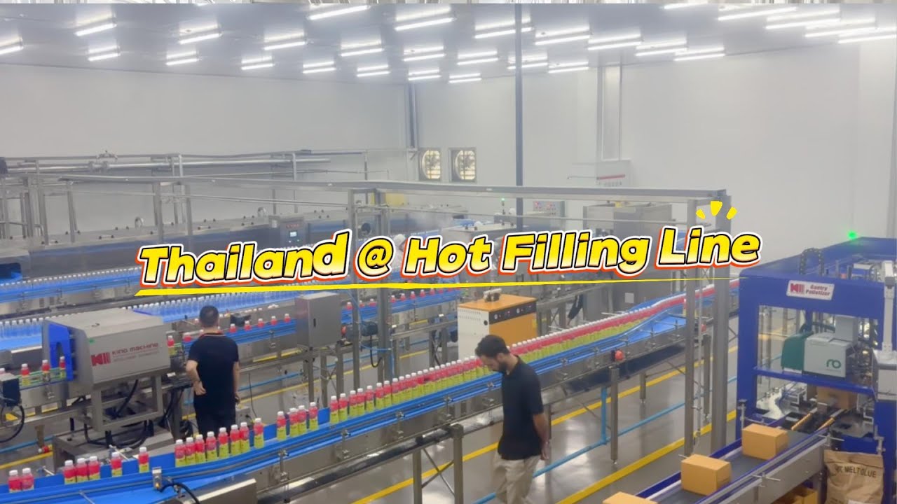 Thailand 12,000 BPH Hot Filling Bottle Juice Filling Packaging Line