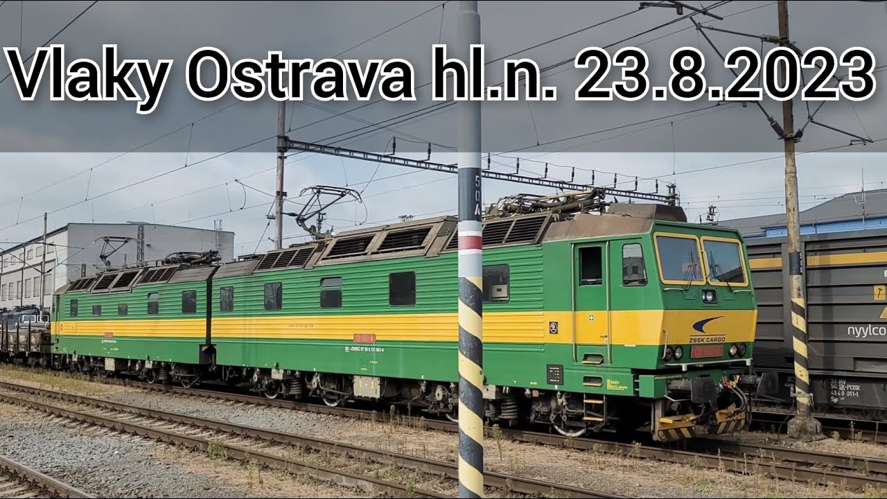 Vlaky Ostrava hl.n. 23.8.2023