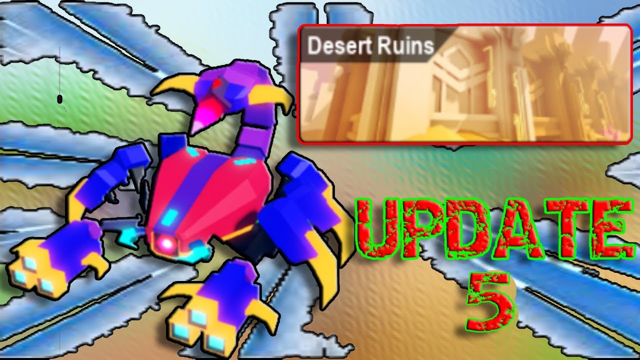 UPDATE 5 IS OUT!! DESERT RUINS, MYSTERIOUS BOX & MUCH MORE!! Roblox Bot Clash