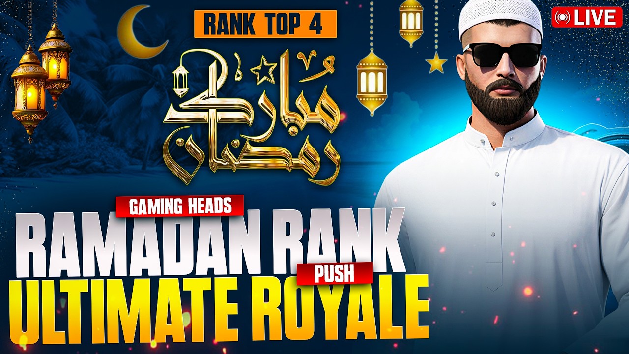RANK #4 IN ULTIMATE ROYALE | ASIA & MIDDLE EAST TOP RANKING LOBBIES GAMEPLAY | GAMING HEADS LIVE