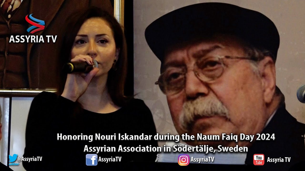 Honoring Nouri Iskandar during the Naum Faiq Day 2024, Assyrian Association in Södertälje, Sweden